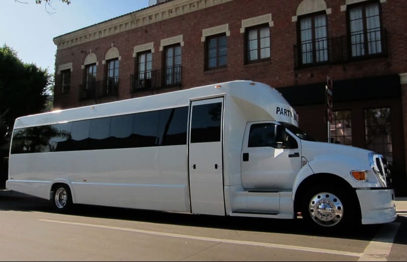 Baltimore 30 Passenger Party Bus White